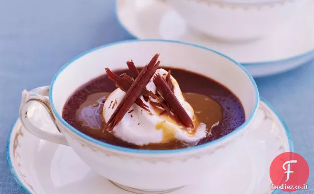 Pots de Crème con Cioccolato, Cile e Caffè espresso