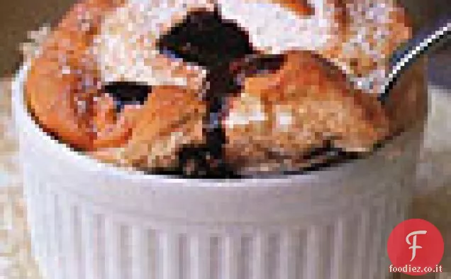 Soufflé al caffè con salsa Moka