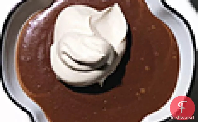 Budino al cioccolato con panna montata Espresso