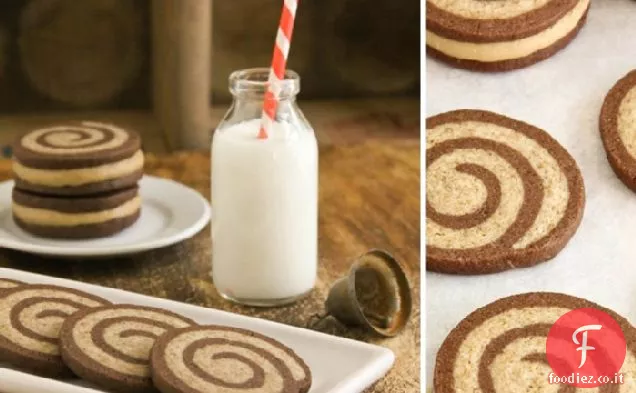 Biscotti di turbinio di moka