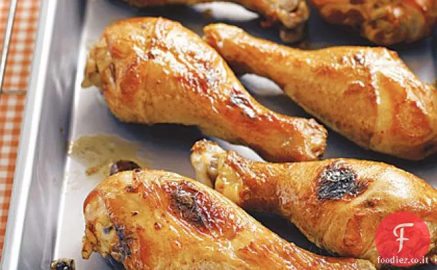 Bacchette di pollo in salamoia al caffè
