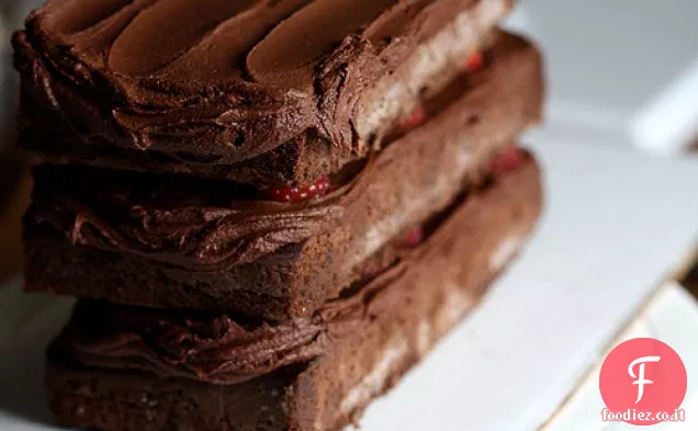 Doppio Cioccolato Devil's Food con Lamponi freschi