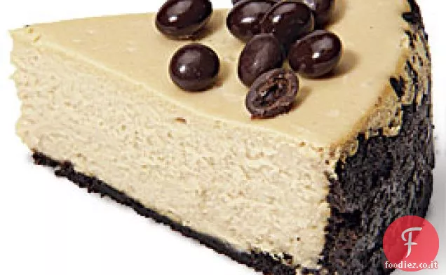 Cheesecake al cioccolato e caffè