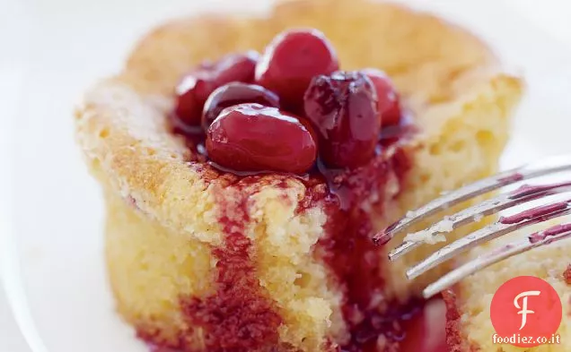 Torte di mais e mirtilli speziati