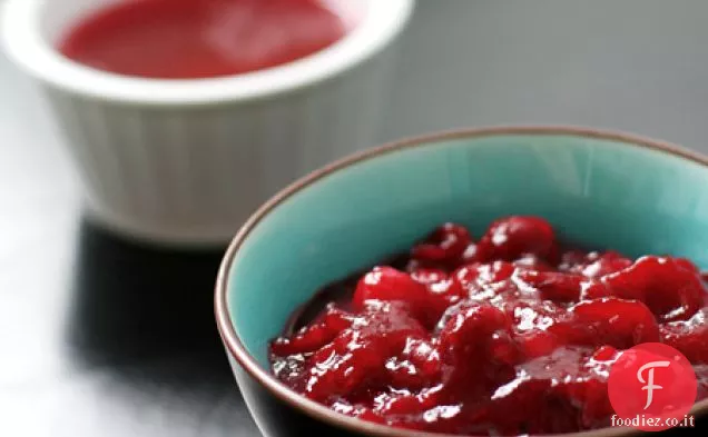 Pompelmo Agave Salsa di mirtilli rossi