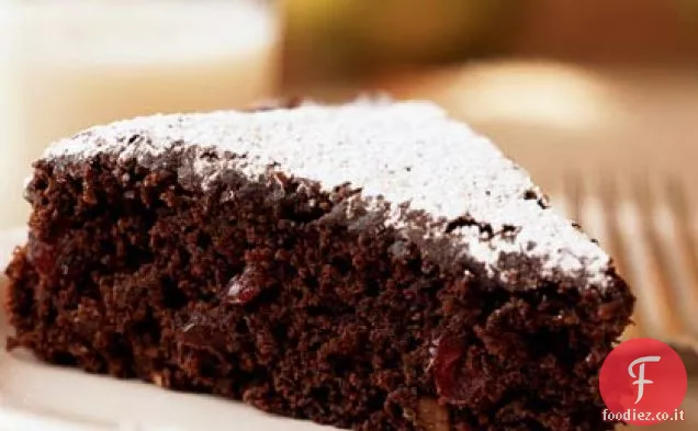 Torta al cioccolato-Noce-mirtillo