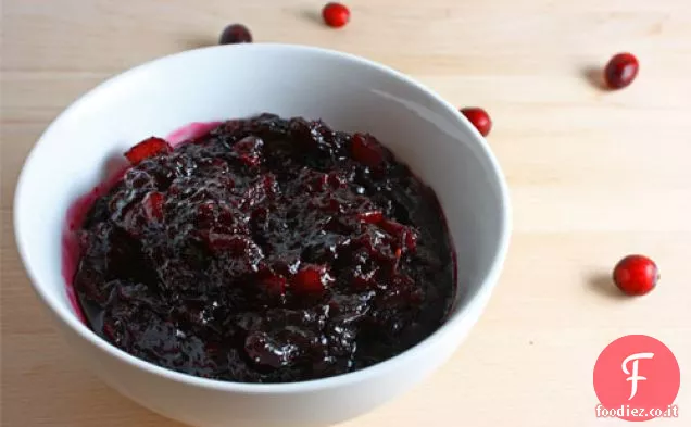 Salsa di Mirtilli con Pinot Nero