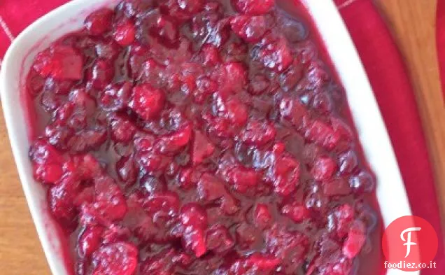 Salsa di mirtilli speziata