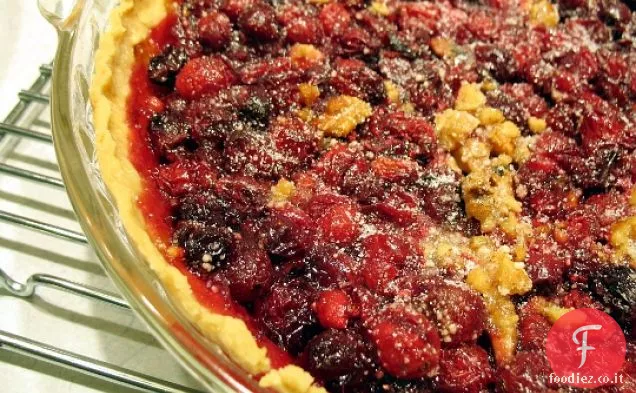 Crostata di mirtilli rossi