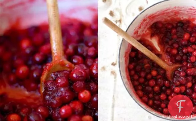 Ricetta di marmellata di mirtilli rossi o mirtilli rossi