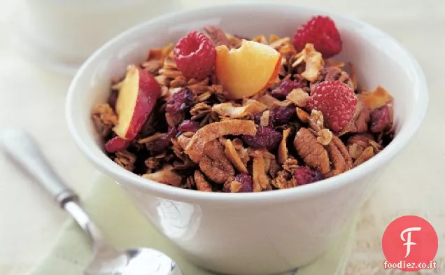 Muesli di mirtilli e mandorle
