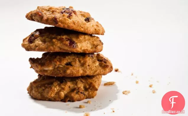 Biscotti alla quinoa di mandorle e mirtilli