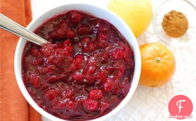 Chutney all'arancia al mirtillo