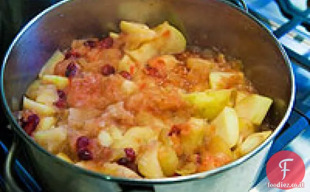 Salsa di mele al mirtillo