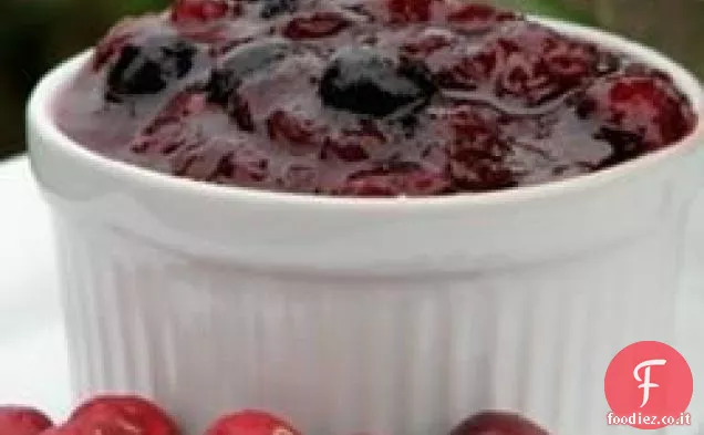 Salsa di mirtilli blu