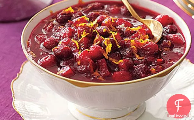 Vin-sidro Salsa di mirtilli rossi