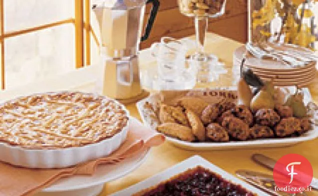 Crostata di Mirtilli con Crema Fraiche Panna Montata