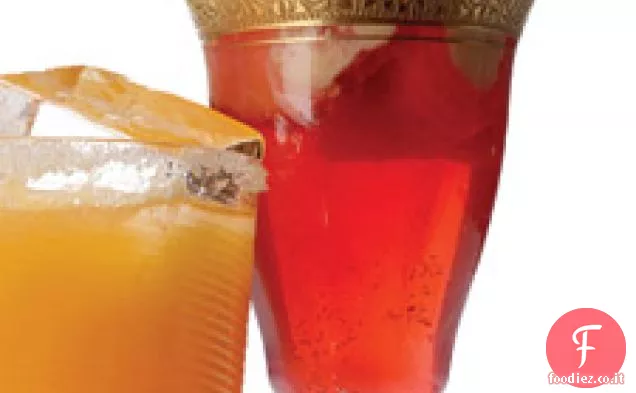 Mirtillo e arancia-sorbetto Punch