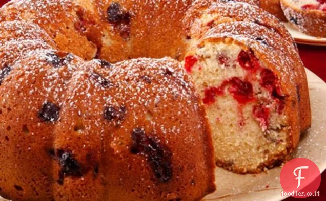 Torta di caffè al mirtillo