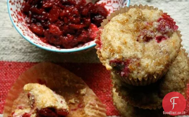 Muffin al mirtillo con marmellata di 7 minuti