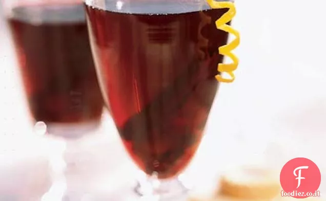 Punch al mirtillo rosso