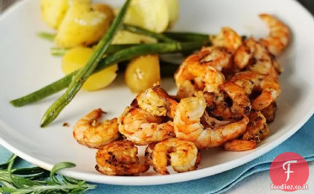 Gamberi alla griglia di lime (da Recipezaar)