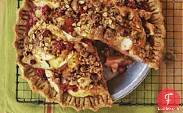 Torta di mele e mirtilli