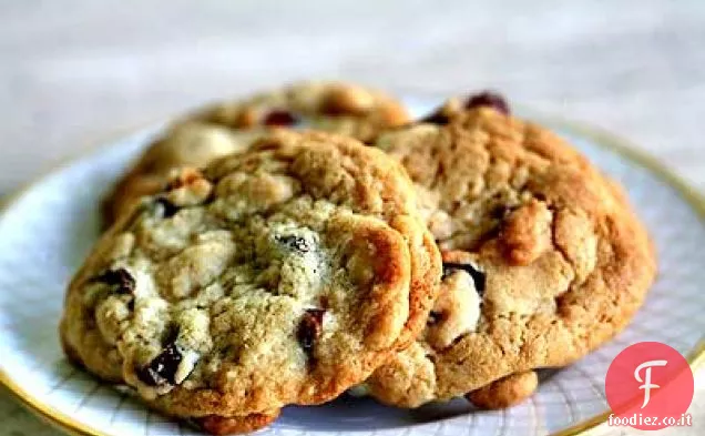 Biscotti al mirtillo al cioccolato bianco