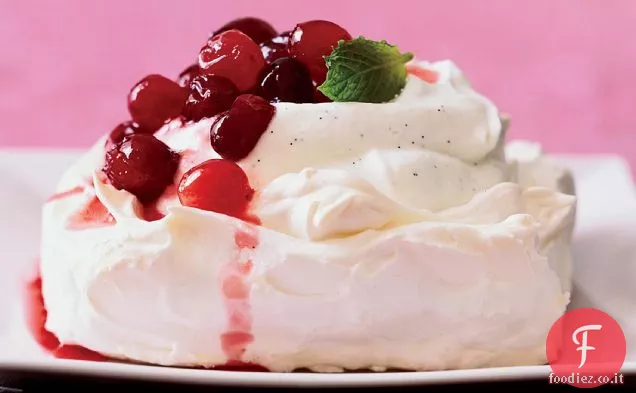 Pavlovas di mirtillo e arancia