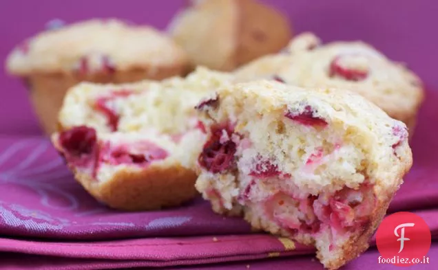 Muffin al mirtillo arancione