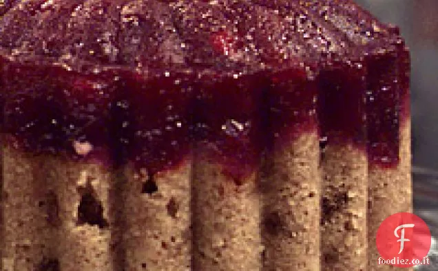 Budino al vapore di mirtilli rossi