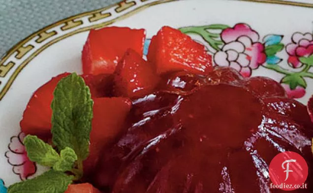 Insalata di mirtilli e fragole
