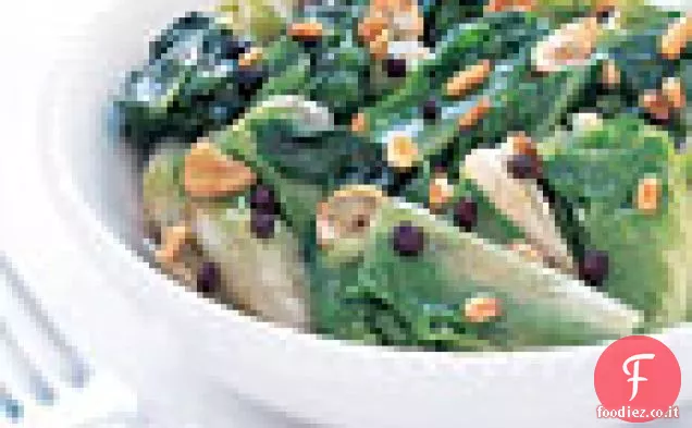 Scarola Brasata con Ribes e Pinoli