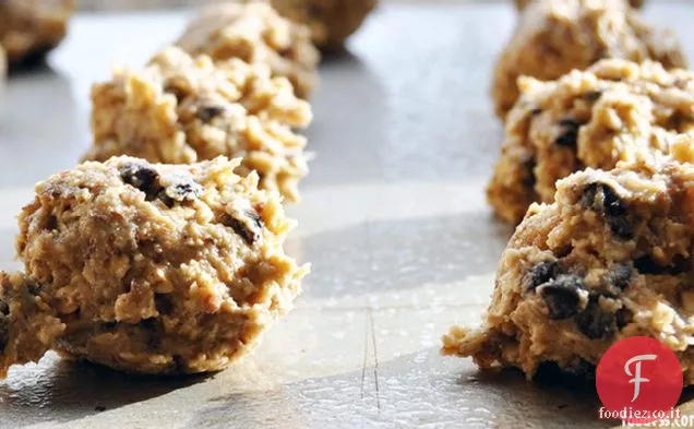 Biscotti croccanti di farina d'avena