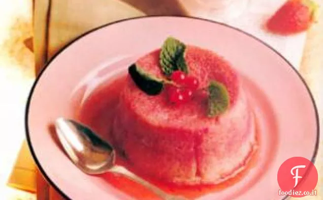 Rabarbaro-fragola estate budino
