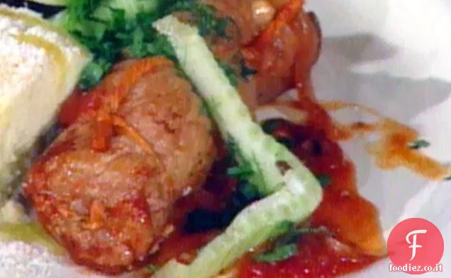 Involtini di Vitello al Pomodoro---Braciole di Vitello