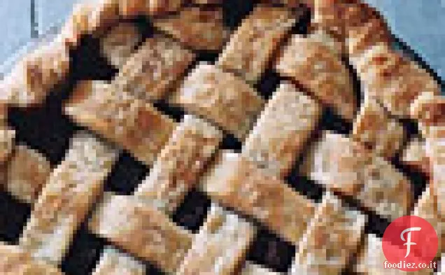 Torta di reticolo di carne tritata di pera e mirtillo