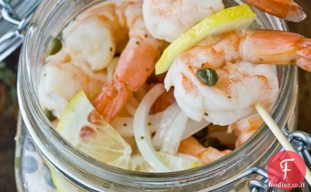 Gamberetti marinati in stile meridionale