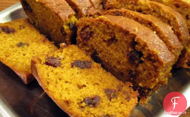 Pane di zucca con datteri