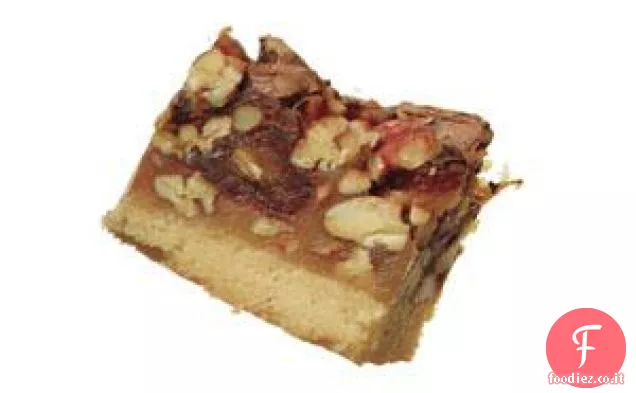 Barrette di noci pecan al cioccolato