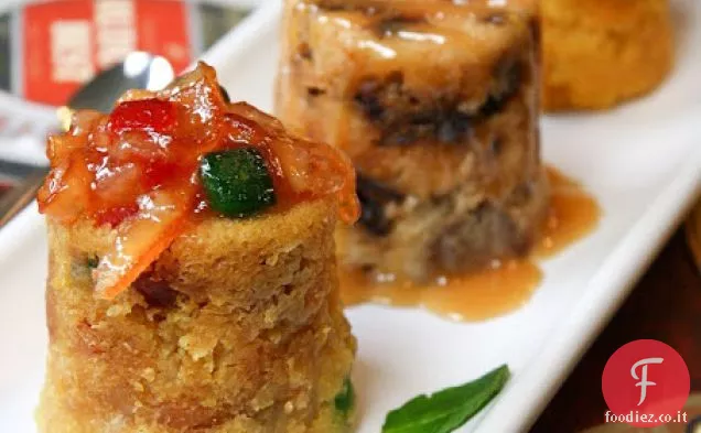 Budino al vapore con datteri e noci