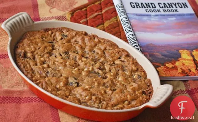Budino di pinoli senza glutine e dattero dal libro di cucina del Grand Canyon