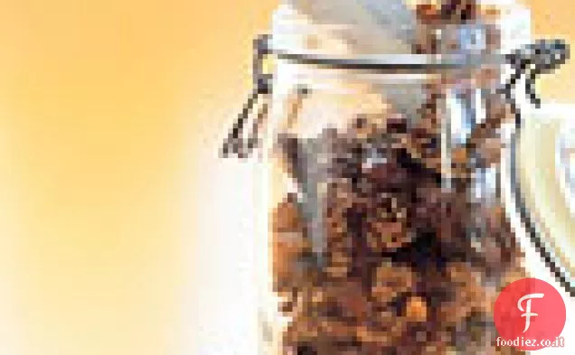 Data grosso, cocco, e muesli di mandorle