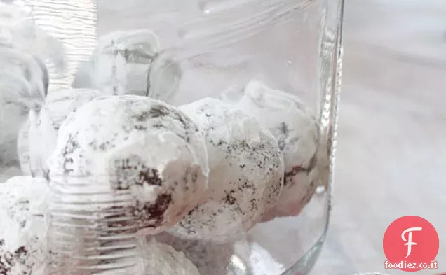 No-bake Fudgy palle di neve