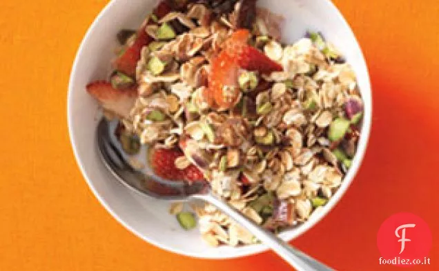 Muesli di datteri al pistacchio