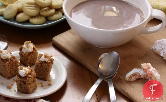 Sticky Toffee Pudding Bites con Creme Fraiche