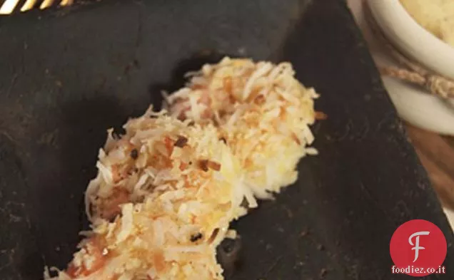 Gamberetti al cocco con salsa al curry