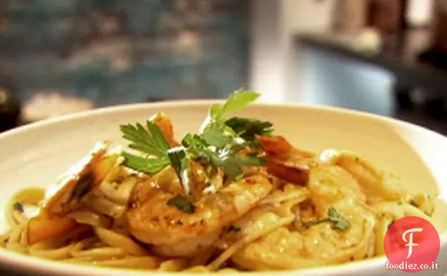 Scampi di Gamberi con Linguine