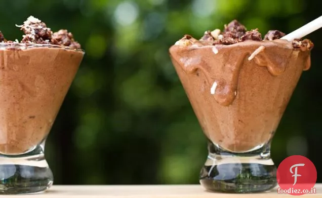 Doppio cioccolato Brownie pasta palle