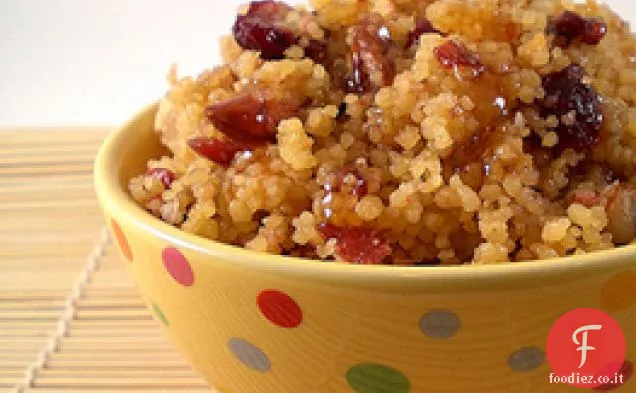 Couscous di frutta e noci